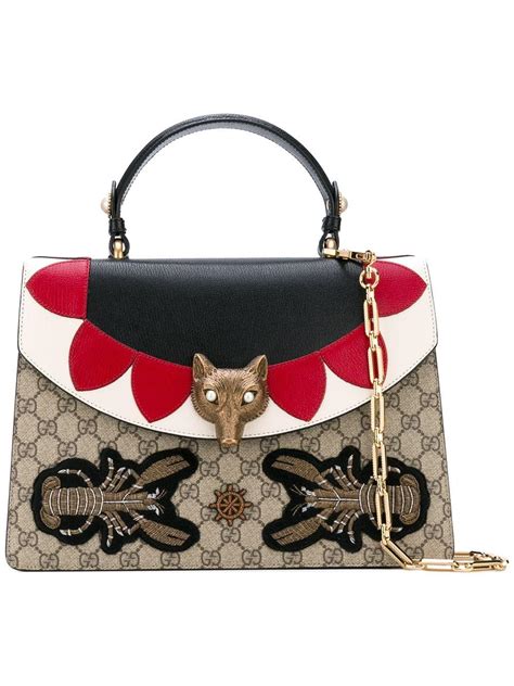 gucci bag with fox head|gucci handbags.